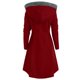 thumbnail image 5 of Womens Halloween Costumes 2024 Cosplay Gothic Dresses Women's Plus Size Long Sleeve Long Wool Hooded Collar Single Button Asymmetrical Skirt Coat Cloak Top Coat, 5 of 5