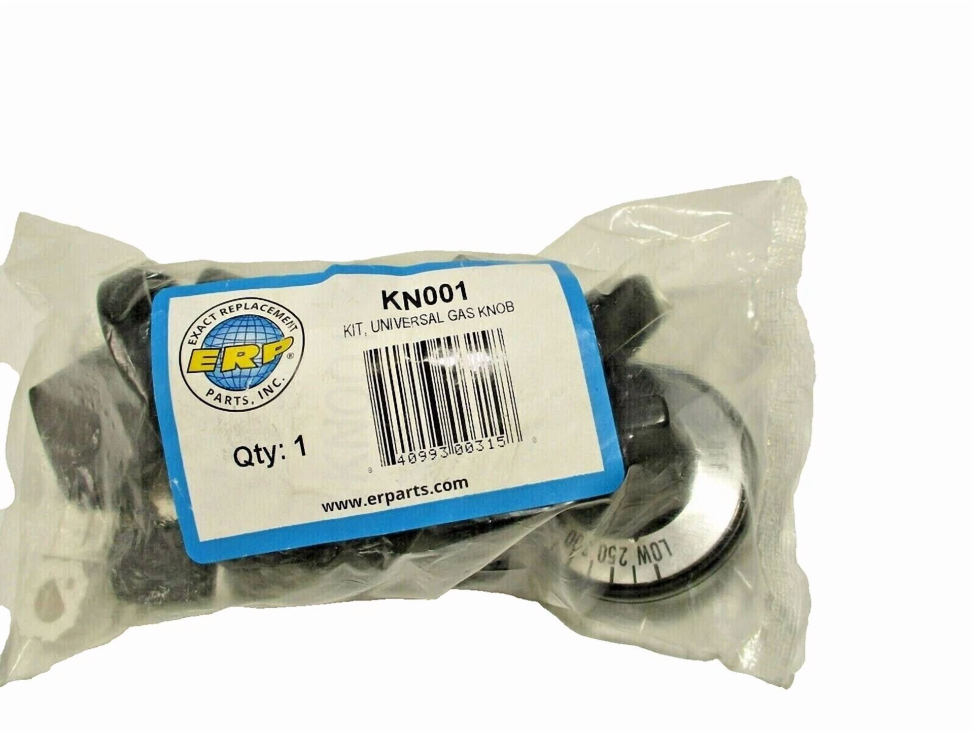 Zyler - ???Rk203 Universal Gas Range Burner & Thermostat Black Knobs Pkg Of 5