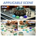 thumbnail image 3 of 1 Set of Glass Beads Decorative Beads Flat Beads Flower Vase Filler Beads Glass Beads For Decor, 3 of 5
