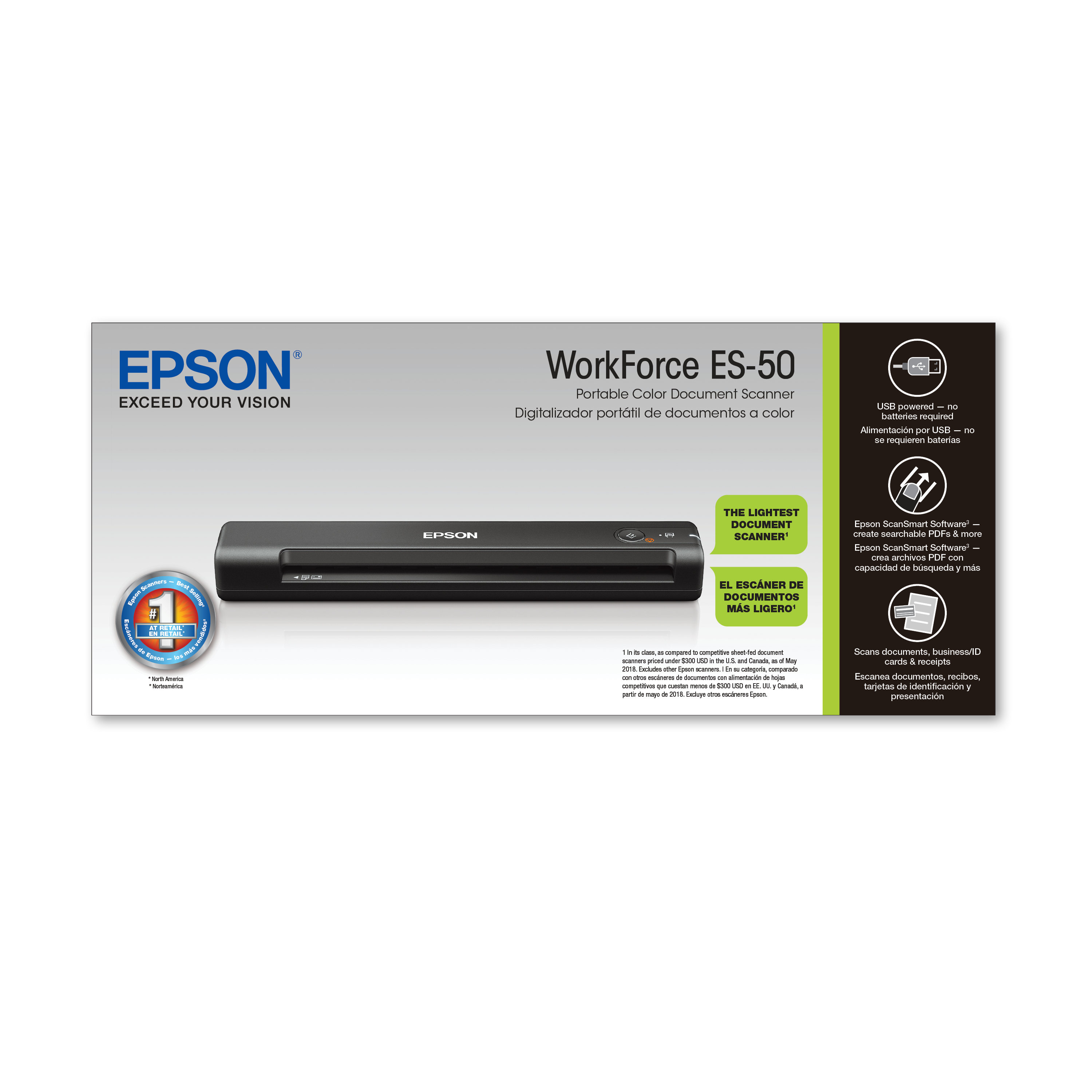 Epson WorkForce ES-50 Portable Document Scanner photo 7