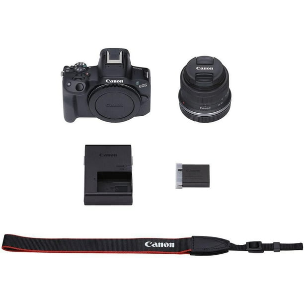 Canon EOS R50 Mirrorless Camera with 18-45mm Lens (Black) - Walmart.ca