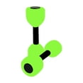 thumbnail image 3 of Luwecf Aquatic Dumbbell Pool Resistance Swim Training Fitness Barbell Water Aerobic Green, 3 of 9
