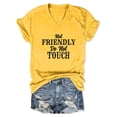thumbnail image 2 of Luwomo T Shirts for Women Crew Neck Graphic Short Sleeve Tee Letter Printed Design Blouses, 2 of 3