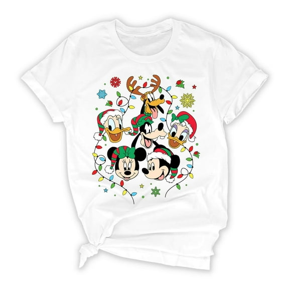 Disney Christmas Family Shirts – Mickey and Friends Holiday Tee 