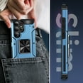 thumbnail image 6 of for Samsung S24 Ultra Phone Case Rugged - Built in 360 Ring Holder Kickstand,Military Grade Tough Durable Shockproof Shell Case Heavy Duty Protection Grip Cover for Samsung Galaxy S24 Ultra,Navyblue, 6 of 7