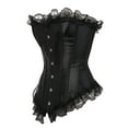 thumbnail image 2 of Grebrafan Gothic Corset Tops Women Wedding Bustiers Bride Black XS, 2 of 5
