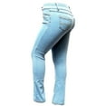 thumbnail image 3 of Y&F Womens Plus Size Curvy Stretch Relaxed Fit Straight Denim Jeans Pants, 3 of 4