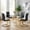 Gold Leg Black Chair, variant on Sumdeal Modern 5-Piece Dining Table and Chair Set, 51-inch Glass Dining Table and High-Back PU Leather Dining Chairs, Minimalist Kitchen/Dining Room Furniture Set, Metal Table and Chair Legs