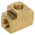 thumbnail image 2 of 3 Way Pipe Connector, 1/8in Thread Long Durability Leakproof Female T Fitting Rustproof  for Air Water Gas Fuel Oil Auto, 2 of 8