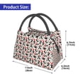 thumbnail image 2 of Easygdp Christmas Cat Bolsa de Almuerzo Insulada Reutilizable, Bolsa de Mano y Bandolera para Oficina, Trabajo, Viajes, 2 of 6