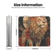thumbnail image 3 of Uemuo Majestic Cosmic Lion Print Compact Portable Pocket Makeup Mirror - Leather Cover, Elegant Travel Cosmetic Mirror for Purse, Pocket, and Handbag-Square, 3 of 9