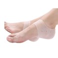 thumbnail image 2 of ShenMo Housse de Protection Hydratante en Silicone Soulage la Douleur au Talon Anti-Douleur - crack Couverture de Talon Semelle Intérieure Blanche 2 Pièces, 2 of 4