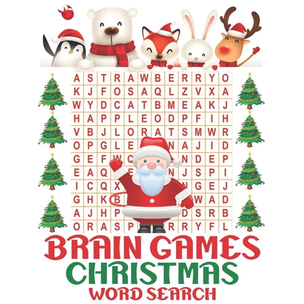 Brain Games Christmas Word Search : Happy Holiday Edition ...