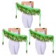 thumbnail image 3 of Bufanda de cadera ligera portátil y duradera Sonducket para danza del vientre moneda firme verde, 3 of 6