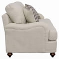 thumbnail image 5 of Modern Light Grey 2-Piece Cushion Back Living Room Set with High Density Foam, 5 of 9