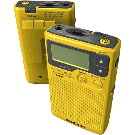 Sangean Dt-400w Digital Am/fm Pocket Radio With Weather Alert (sandt400w)