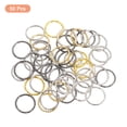 thumbnail image 3 of Uxcell Open Jump Rings 50Pack 20mm O-ring Connectors for Jewelry Making, Multi Color, 3 of 5