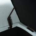 thumbnail image 7 of Charlemagne Rolled Arm Fabric Storage Ottoman Bench, Light Sky, 7 of 7
