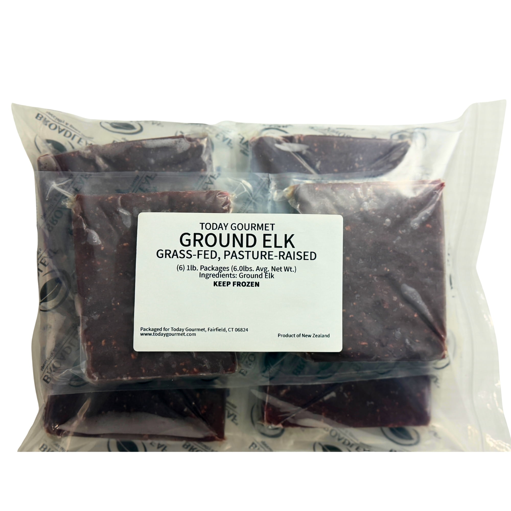 Today Gourmet Ground Elk - (6) 1lb. Packages