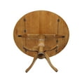 thumbnail image 6 of International Concepts 42" Round Dual Drop Leaf Pedestal Table, 6 of 7