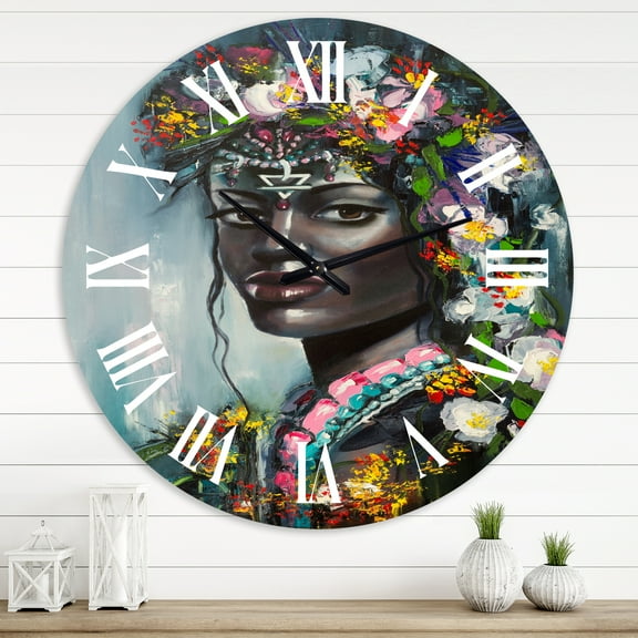 Designart 1 in Modern,Contemporary Wall Clock