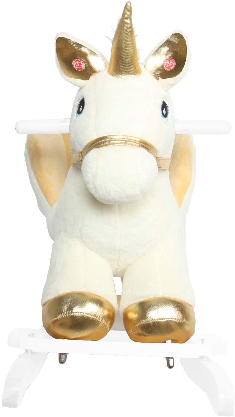 unicorn baby rocker