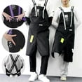 thumbnail image 3 of Apron Nylon Waterproof Oil Nail Salon Apron Coffee Shop Hairdresser Adjustable Florist Work Clothes Apron, 3 of 5