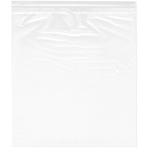 Plymor 16" x 18" (Pack of 100), 2 Mil Zipper Reclosable Plastic Bags