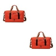 thumbnail image 2 of Youkk Sac de Voyage Grande Capacité en Tissu pour Femmes - et Sacs de Voyage Élégants Rouges Anti-Rayures à Sec Humide, 2 of 6
