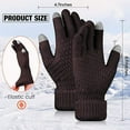 thumbnail image 2 of 4 pares de guantes de invierno para mujer con pantalla táctil, 2 of 5