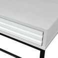 thumbnail image 4 of Casimo 35.43 in. Ivory Rectangular Engineer Wood Console Table, 4 of 6