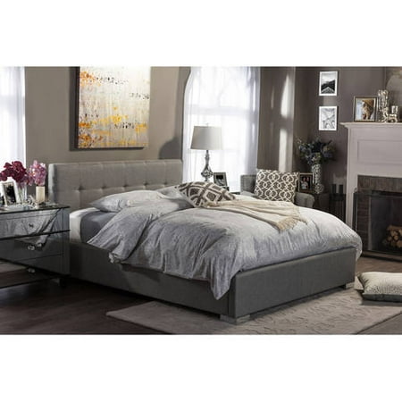 Baxton Studio Regata Modern and Contemporary Grey Fabric ...
