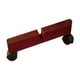 thumbnail image 3 of Soporte para mampara de privacidad, pies divisorios de ambientes, partición, base de madera, habitación de madera Rojo marrón, 3 of 9