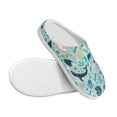 thumbnail image 3 of Picia Sea Life for Women's Lamb-hug Comfy Fleece House Slippers Memory Foam, Slip-on House Shoes Indoor Outdoor-44/45, 3 of 7