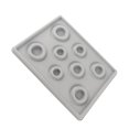thumbnail image 1 of Bandeja Para Diseño De Abalorios Con Escala De Medición Y Ranuras, Panel Para Ensartar Abalorios Y Hacer Pulseras Con Concavidades Circulares Para Herramientas, 1 of 7
