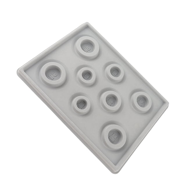Bandeja Para Diseño De Abalorios Con Escala De Medición Y Ranuras, Panel Para Ensartar Abalorios Y Hacer Pulseras Con Concavidades Circulares Para Herramientas