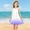 Purple, variant on JUSLIO Girls Camisole Dress Tank Casual Sleeveless Dresses Size 4 Y
