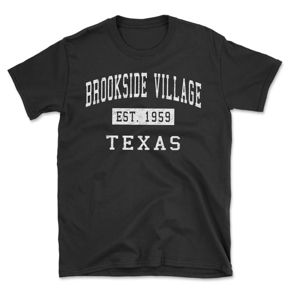 Brookside Village Texas Classic Established Men's Cotton T-Shirt