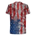 thumbnail image 5 of Qertyioot Hommes Imprimer Manches Courtes Col Rond T-shirt Mode Décontracté Manches Courtes, 5 of 5