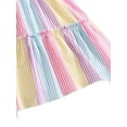 thumbnail image 5 of Cute Colorblock Shirt Short Sleeve Multicolor Toddler Girl Dresses (Girls'), 5 of 5
