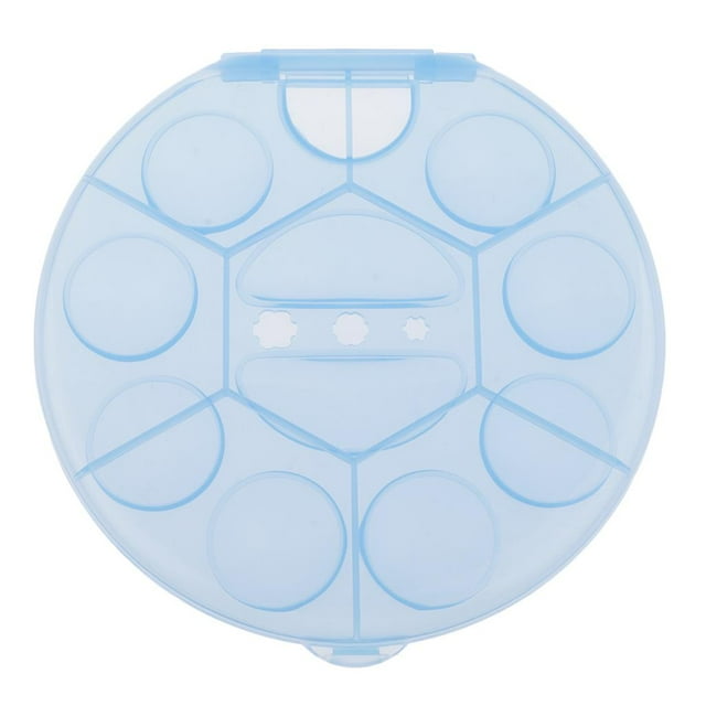 Plástico Portátil Acuare Caja 10 Pozos Caja De Pintura Bandeja De Diseño Del Agujero Del Para Pintura Al De Gouache Con 7 área Zulema Cajas de paleta de pintura