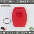 thumbnail image 5 of Red Protective Rubber Case Silicone Cover For Honda Remote Key Shell 2 Buttons, 5 of 5