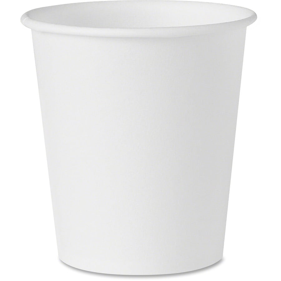 Solo Treated Paper Water Cups - 3 fl oz - 50 / Carton - White - Paper ...