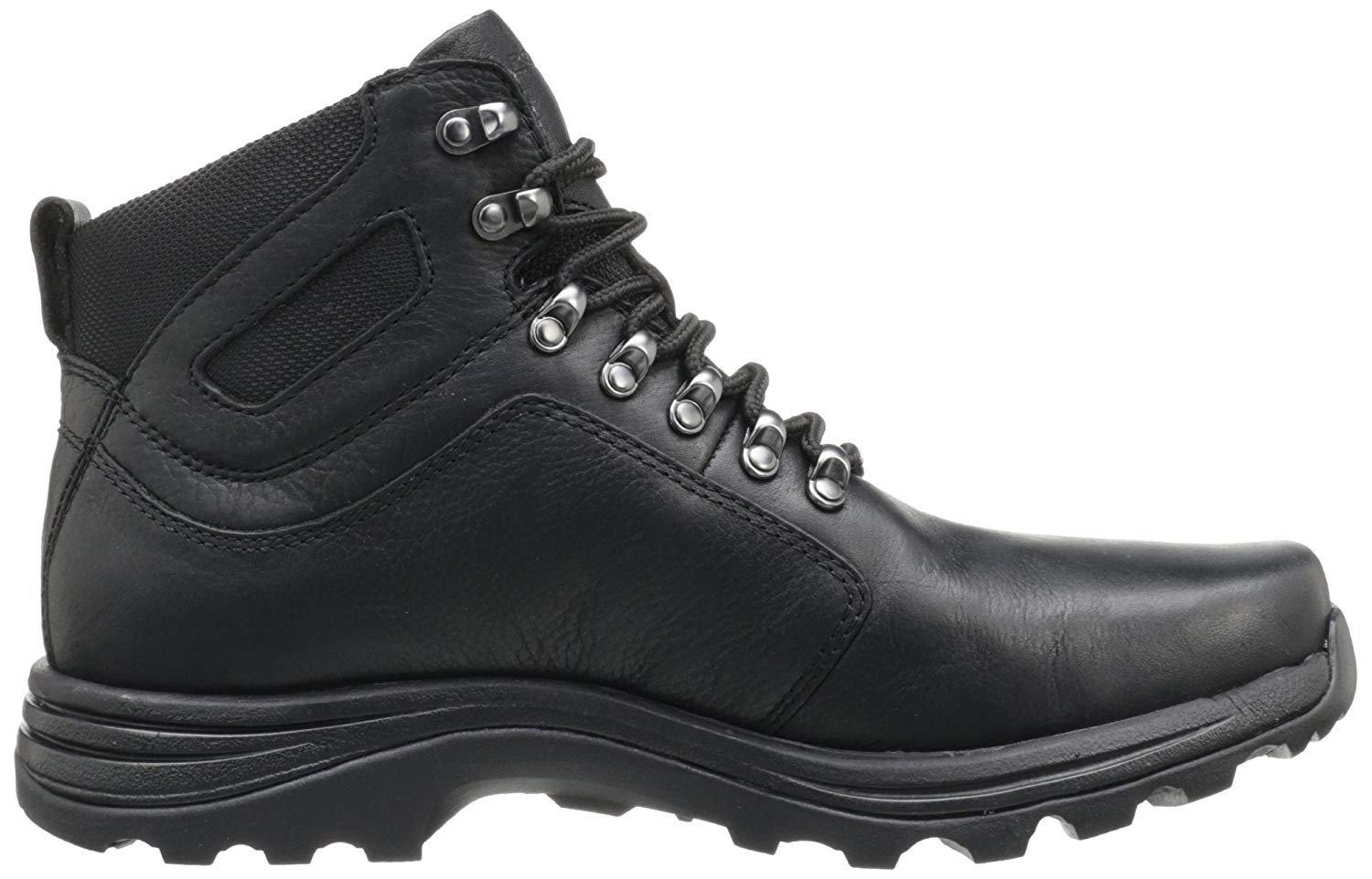 NWT ROCKPORT Mens Black Wea Ready Round Toe Wedge Leather Hiking Boots 8 M NWT ROCKPORT Mens Black Weather Or Not Round Toe Wedge  main image 2