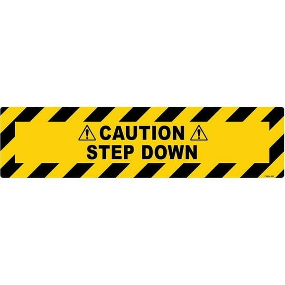 Stranco Anti-Slip Floor Sign,6 inx24 in,Vinyl FS-624-621