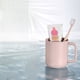 thumbnail image 5 of Copa de cepillo de dientes Lindo lavabo de plástico Copa de dientes | Vaso de enjuague bucal versátil para la organización del baño en casa | Diseño duradero y fácil de limpiar | Compacto 11x10x5cm, 5 of 7