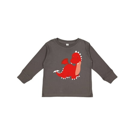 

Inktastic Adorable Red Dragon Gift Toddler Boy Girl Long Sleeve T-Shirt