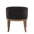 thumbnail image 6 of Hassch Linen Fabric Upholstered Chair, Modern Dining Chair, Farmhouse Kitchen, Armchair for Home Office, Black, 6 of 8