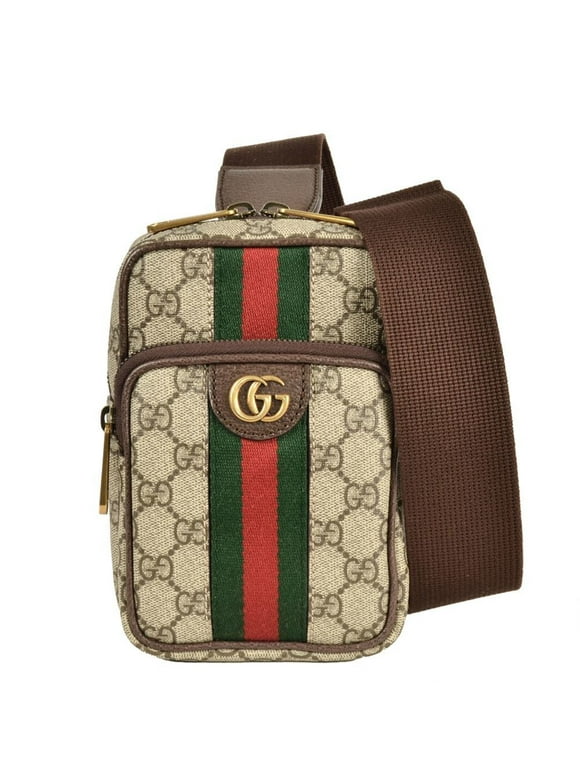 Pre-Owned GUCCI Ophidia GG Supreme Shoulder Bag Body Canvas 752565 Beige (Good)