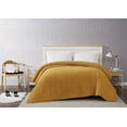 thumbnail image 2 of Brooklyn Loom Marshmallow Sherpa Mustard Twin XL Blanket 100% Polyester Microfiber Plush,  Solid Casual themed, Adult Bedding, OEKO-TEX Certified, 2 of 10